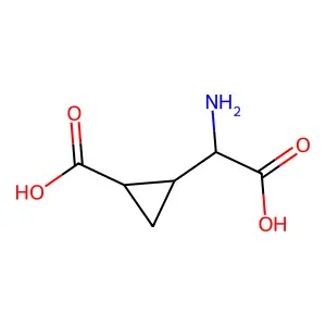 (α-羧基环丙基)甘氨酸 structure