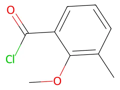 2-Methoxy-3-methylbenzoyl chloride structure