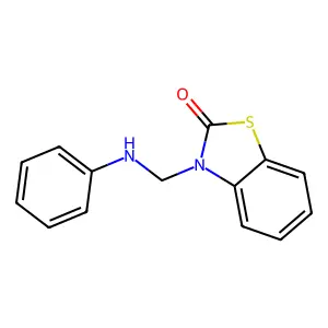 3-[(Phenylamino)methyl]-1,3-benzothiazol-2(3h)-one structure