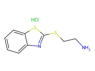 2-(Benzo[d]thiazol-2-ylthio)ethanamine structure