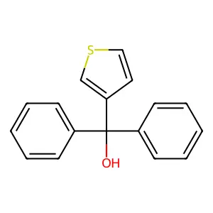 Diphenyl(thiophen-3-yl)methanol structure