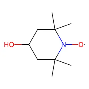 4-羟基-2,2,6,6-四甲基-1-氧化哌啶 structure