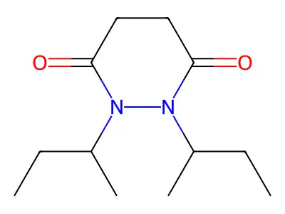 1,2-Bis(1-methylpropyl)-4,5-dihydro-3,6(1H,2H)-pyridazinedione structure