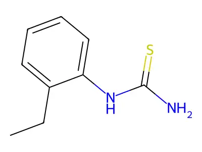 (2-Ethylphenyl)thiourea structure