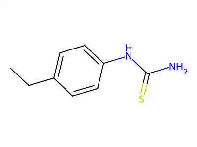 (4-Ethylphenyl)thiourea structure