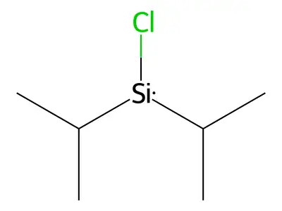 Chlorodi(isopropyl)silane structure
