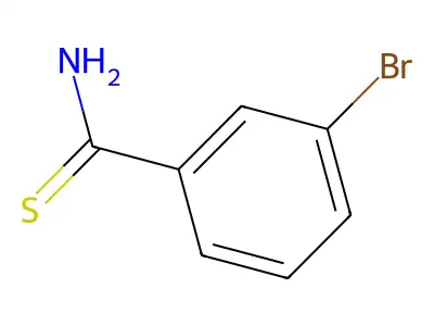 Benzenecarbothioamide, 3-bromo- structure