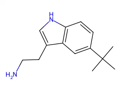 5-Tert-butyltryptamine structure