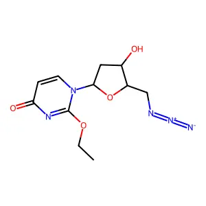 5'-Azido-2',5'-dideoxy-2-O-ethyluridine structure