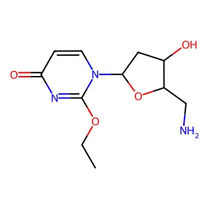 5'-Amino-2',5'-dideoxy-2-O-ethyluridine structure