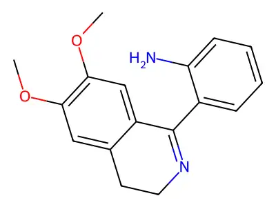 2-(6,7-Dimethoxy-3,4-dihydroisoquinolin-1-yl)aniline structure