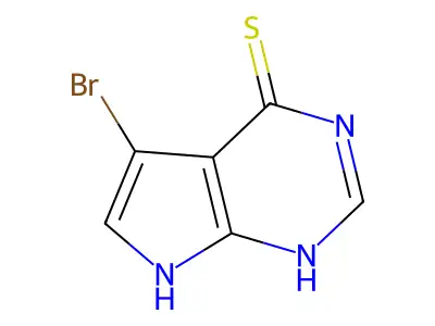 5-Bromo-1,7-dihydropyrrolo[2,3-d]pyrimidine-4-thione structure