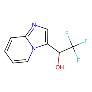 (1S)-2,2,2-trifluoro-1-{imidazo[1,2-a]pyridin-3-yl}ethan-1-ol structure