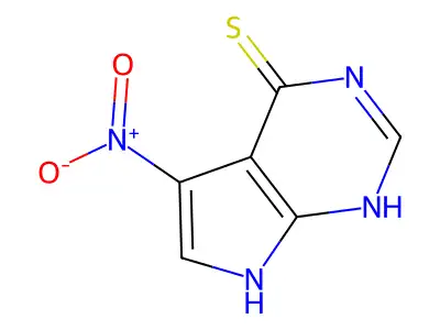 5-Nitro-1,7-dihydropyrrolo[2,3-d]pyrimidine-4-thione structure