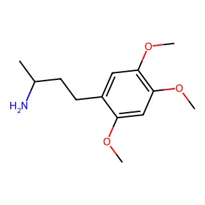 (2R)-4-(2,4,5-trimethoxyphenyl)butan-2-amine structure