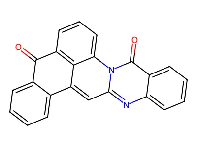 Naphtho[1',2',3':4,5]quino[2,1-b]quinazoline-5,10-dione structure