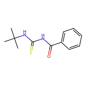 N-(tert-butylcarbamothioyl)benzamide structure