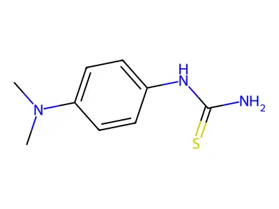 1-(p-(Dimethylamino)phenyl)thiourea structure
