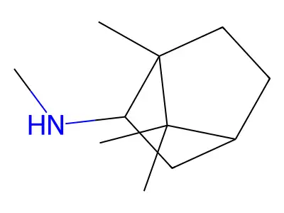 N,1,7,7-Tetramethylbicyclo[2.2.1]heptan-2-amine structure