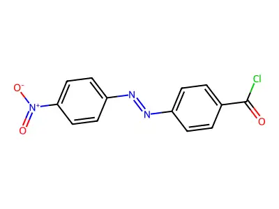 Benzoyl chloride, 4-[(4-nitrophenyl)azo]- structure