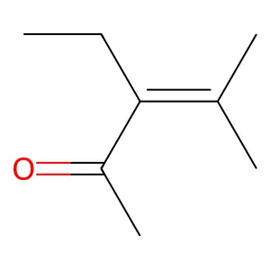 3-Ethyl-4-methyl-3-penten-2-one structure