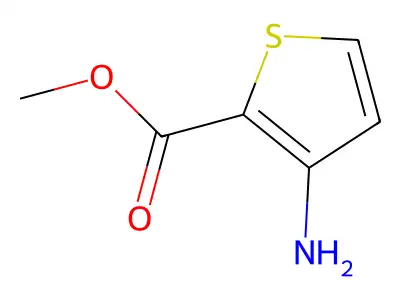 Methyl 3-amino-2-thiophenecarboxylate structure