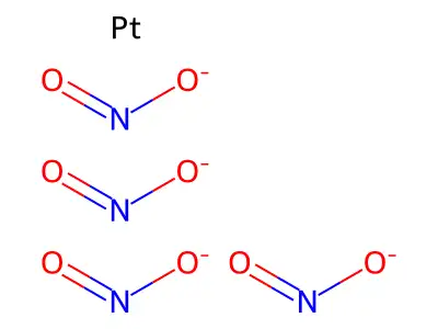 (SP-4-1)-Tetrakis(nitrito-kappaN)platinate(2-) structure