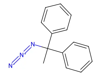 (1-Azido-1-phenylethyl)benzene structure