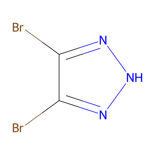 4,5-Dibromo-1H-1,2,3-triazole structure