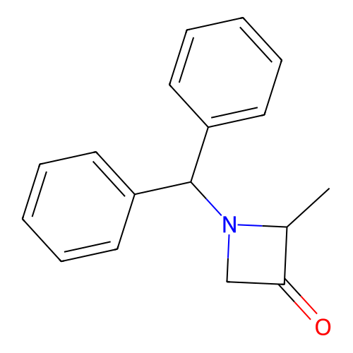 1-Benzhydryl-2-methylazetidin-3-one structure