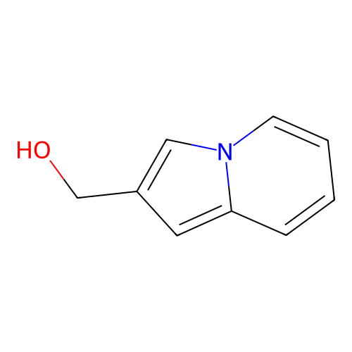 2-Indolizinemethanol structure
