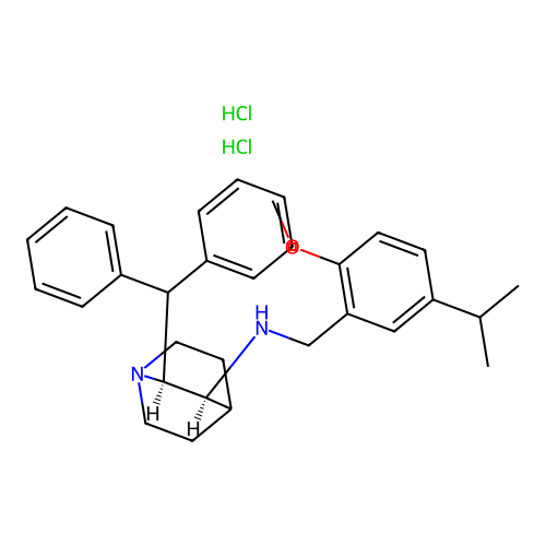 Ezlopitant dihydrochloride structure