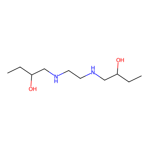 1-[2-(2-Hydroxybutylamino)ethylamino]butan-2-ol structure