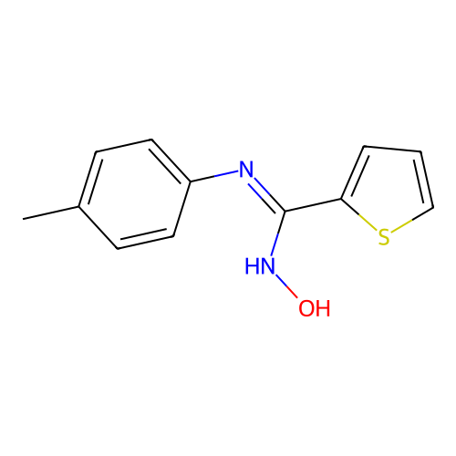 4'-Methyl-2-thienanilide oxime structure