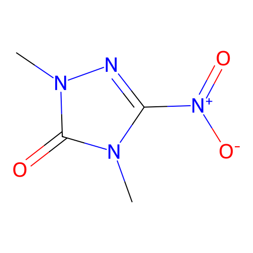 2,4-Dimethyl-5-nitro-1,2,4-triazol-3-one structure