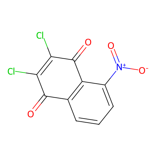 2,3-Dichloro-5-nitro-1,4-dihydronaphthalene-1,4-dione structure