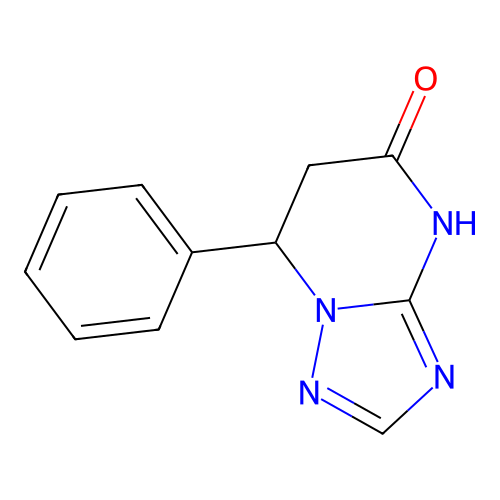 7-phenyl-6,7-dihydro[1,2,4]triazolo[1,5-a]pyrimidin-5(4H)-one structure