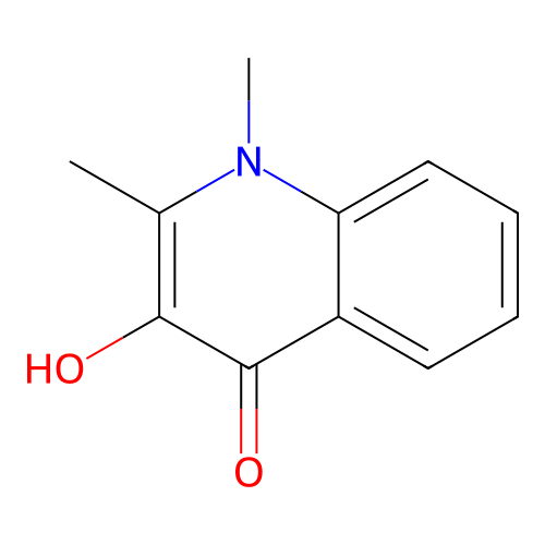 3-hydroxy-1,2-dimethylquinolin-4(1H)-one structure