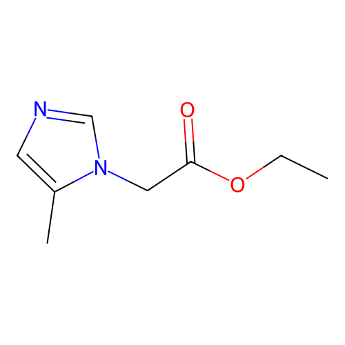 Ethyl 5-methylimidazol-1-ylacteate structure