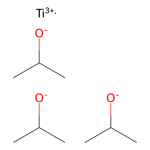 Titanium(3+) propan-2-olate structure