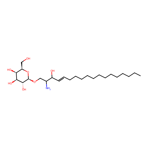 Psychosine from bovine brain structure
