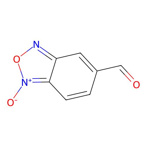 2,1,3-苯并噁二唑-5-甲醛 1-氧化物 structure