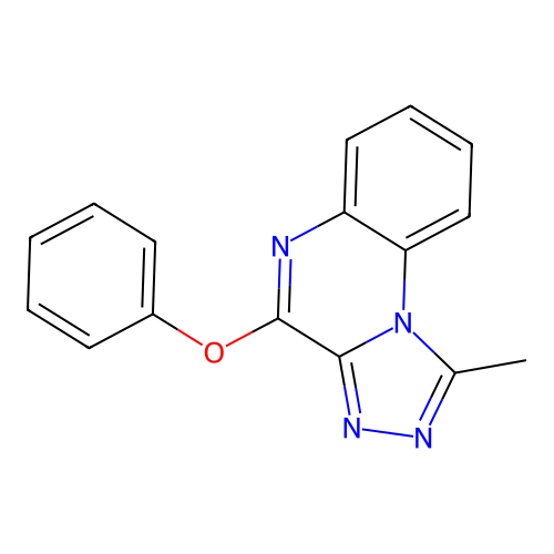 1-Methyl-4-phenoxy-[1,2,4]triazolo[4,3-a]quinoxaline structure