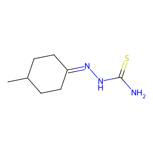 4-Methylcyclohexanone thiosemicarbazone structure