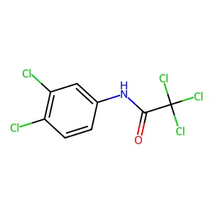 2,2,2-三氯-N-(3,4-二氯苯基)乙酰胺 structure