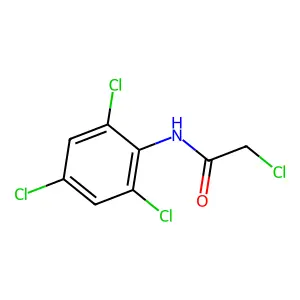 2-氯-N-(2,4,6-三氯苯基)乙酰胺 structure
