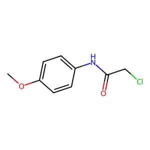 2-氯-N-(4-甲氧基苯基)乙酰胺 structure