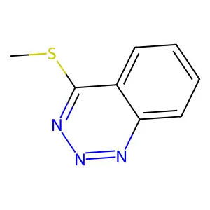 1,2,3-Benzotriazin-4-yl methyl sulfide structure