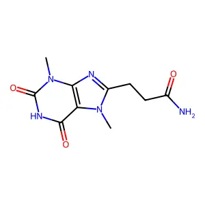 8-Caffeine-propionamide structure