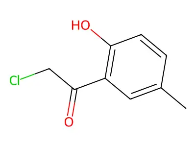 2-Chloro-1-(2-hydroxy-5-methylphenyl)ethanone structure